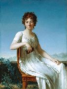 Jean-Baptiste Francois Desoria Portrait of Constance Pipelet oil painting on canvas